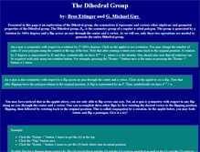 Tablet Screenshot of dihedral.gmichaelguy.com